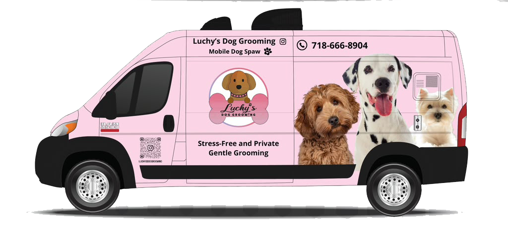 Luchy's Dog Grooming mobile van
